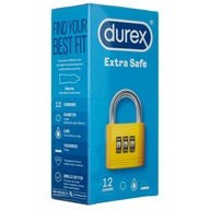 Durex prezerwatywy Extra Safe Lubrykant 12 sztuk