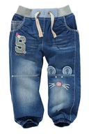next super jeansy MYSZKA 3-4 lata 104cm