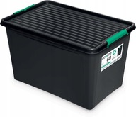 Pojemnik pojemniki plastikowe organizer pudło box pokrywą duży solidny 60l