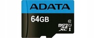 Karta pamięci micro SD ADATA PREMIER 64GB Adapter