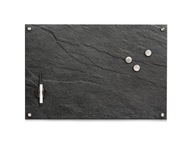 Sklenená tabuľa na stenu, magnetická, 40 x 30 cm, ZELLER
