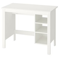 IKEA BRUSALI Písací stôl biely 90x52 cm