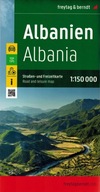 ALBANIA 1:150 000 MAPA SAMOCHODOWA I TURYSTYCZNA FB