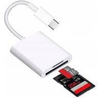 CZYTNIK KART USB-C ADAPTER PRZEJŚCIÓWKA USB TYP C MICRO SD/TF DO 256GB