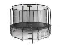 Trampolina Ogrodowa 16ft czarna Maxy Comfort