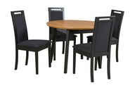 Zestaw stół OL-4 + 4 krzesła R-6 kuchnia salon WZORNIK drewno LAMINAT