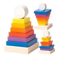 FA ÉPÍTŐKOCKÁK CUBIKA 15269 PIRAMIS