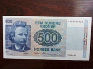 Banknot 500 koron Norwegia