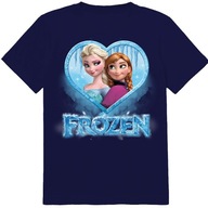 KOSZULKA DZIECIĘCA T-SHIRT DLA DZIECKA FROZEN KRAINA LODU 116 JAKOŚĆ