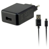 Ładowarka ścienna + kabel mikro-USB KSIX USB 2A