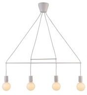 Biała oryginalna metalowa lampa wisząca ALTO