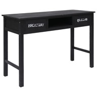 Konferenčný stolík čierny 110x45x76 cm drevený