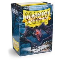 Dragon Shield Matte Sleeves - Black 100