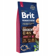 Brit Premium By Nature Junior Large 15kg kurczak