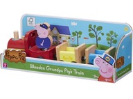 PEPPA PIG - DREVENÝ VLÁČIK S FIGÚRKOU, TM TOYS