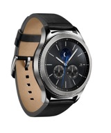 SMARTWATCH SAMSUNG GEAR S3 CLASSIC (R770) SREBRNY+CZARNA BRANSOLETKA