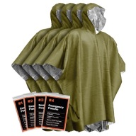 Thermo köpeny poncsó esőkabát 4 db zöld