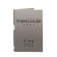 PinkXXX Perfumy PheroMusk Grey for men, 1 ml zapach dla mężczyzn