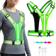 СВІТЛОВІДБИВАЮЧІ РЕМЕНІ БЕЗПЕКИ СВІТЛОВІДБИВАЮЧИЙ ДОРОЖНІЙ ЖИЛЕТ ДЛЯ ВЕЛОСИПЕДА МОТОЦИКЛА ДЛЯ БІГУ