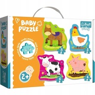 Puzzle Baby 4w1. Zwierzęta na wsi. Trefl. 36070