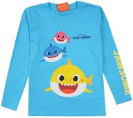 BABY SHARK BLUZKA bawełna DŁUGI RĘKAW bluzeczka t-shirt licencja 104 E37T