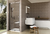 Ravak Pivot - Drzwi prysznicowe obrotowe, 900 mm, aluminium błyszczące/prze