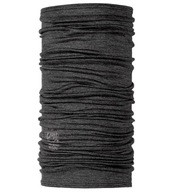 BUFF Multifunkčná šatka MERINO LIGHTWEIGHT pre dospelých SOLID GREY