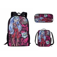 PLECAK SZKOLNY 2023 moda Monster High Anime drukow