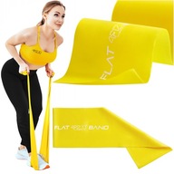 TAŚMA GUMA OPOROWA REHABILITACYJNA DO ĆWICZEŃ FITNESS FLAT BAND 2M OPÓR 1/7