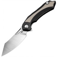 Nóż składany EDC Bestech Knives Kasta - Black/Beige