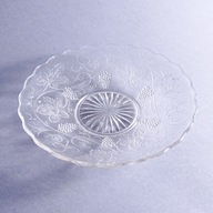 Prielom devätnásteho storočia záplatový sklenený tanier