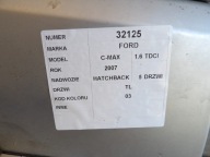 Ford C-max ajtó hátsó bal HB 5D lak. 03