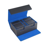Trading Card Deck Box Case Storage Toys for 400+ Cards blue with4 inner box
