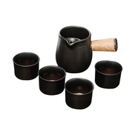 Keramická čajová kanvica so šálkou na čaj Japonská odolná so sitkom do h