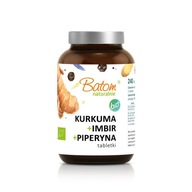 KURKUMA + ZÁZVOR + BIO PIPERÍN 240 TABLIET - BATOM