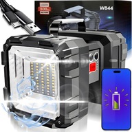 LED TAKTIKAI ZSEBLÁMPA ERŐS AKKUMULÁTOROS USB REFLEKTOR 1000LM 40W