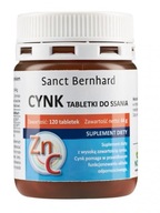 KRAUTERHAUS SANCT BERNHARD Zinok + Vitamín C (120 tabliet)