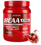 ActivLab BCAA Xtra leucín glutamín 500g jahoda