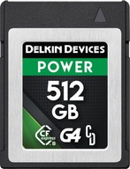 Pamäťová karta CompactFlash Delkin Devices Power R1780/W1700 (G4) 512GB 512 GB