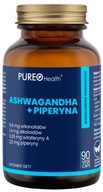 PUREO Health Ashwagandha + Piperyna, 90 kapsułek