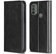 Etui SKÓRZANE + SZKŁO do MOTOROLA MOTO E40 E30