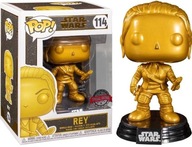 Funko POP! Figúrka Star Wars Rey chrómová matná zlatá 114 Special Edition