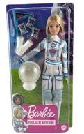 Lalka Barbie Mattel Astronautka GYJ99, GYJ98