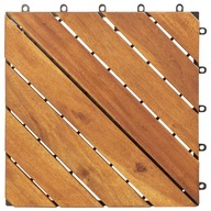 Płytki tarasowe, 10 szt., 30x30 cm, lite drewno akacjowe