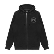 BLUZA FR SKATES CIRCLE LOGO ZIPPER HOODIE CZARNA L