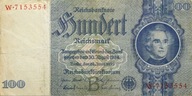 Niemcy III Rzesza BANKNOT 100 Marek 1935 SWASTYKA