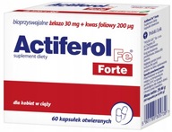 ACTIFEROL FE FORTE 60 KAPSÚL PRE TEHOTNÉ ŽENY