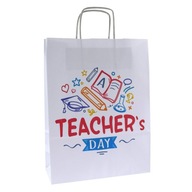 torebka prezentowa duża A4 dzień nauczyciela x1