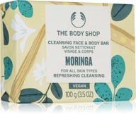 The Body Shop Moringa mydlo v kocke na tvár a telo 100 g