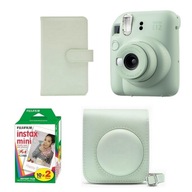 Fotoaparát FUJIFILM Instax mini 12 Set Box (album + puzdro) Zelená + náplne 2x10